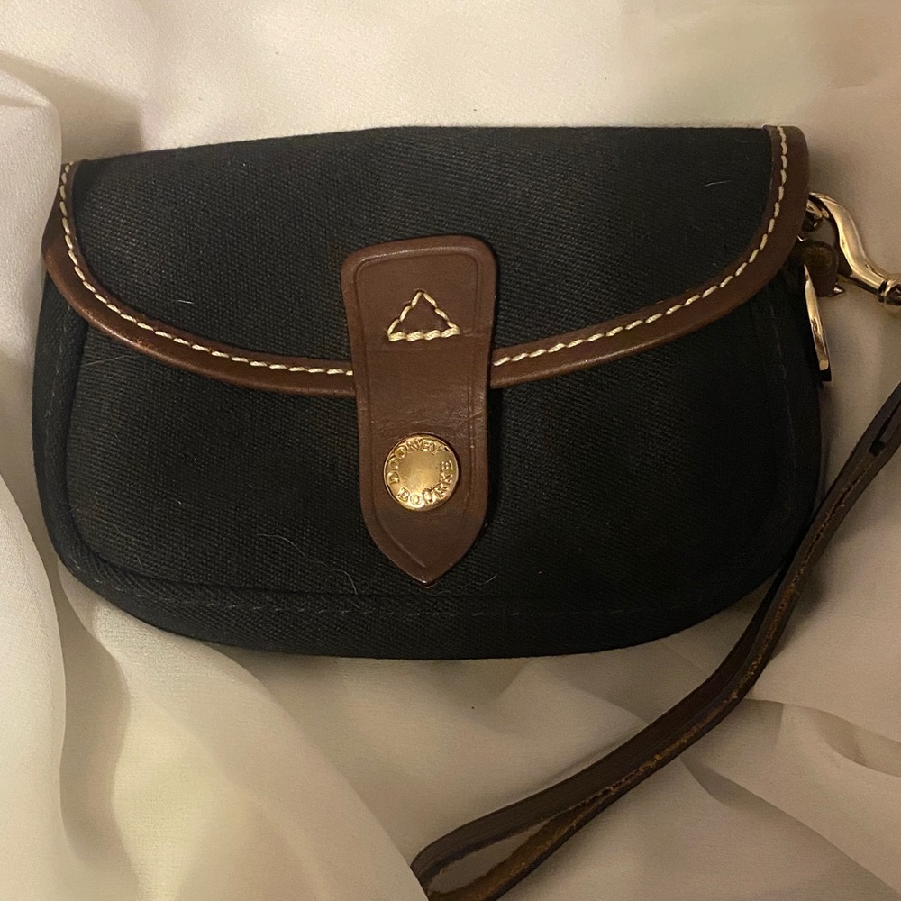 Dooney and Bourke Black and Brown Women's clutch